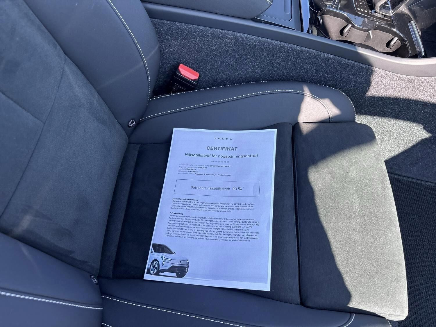 Hvid Volvo XC40 fra 2022