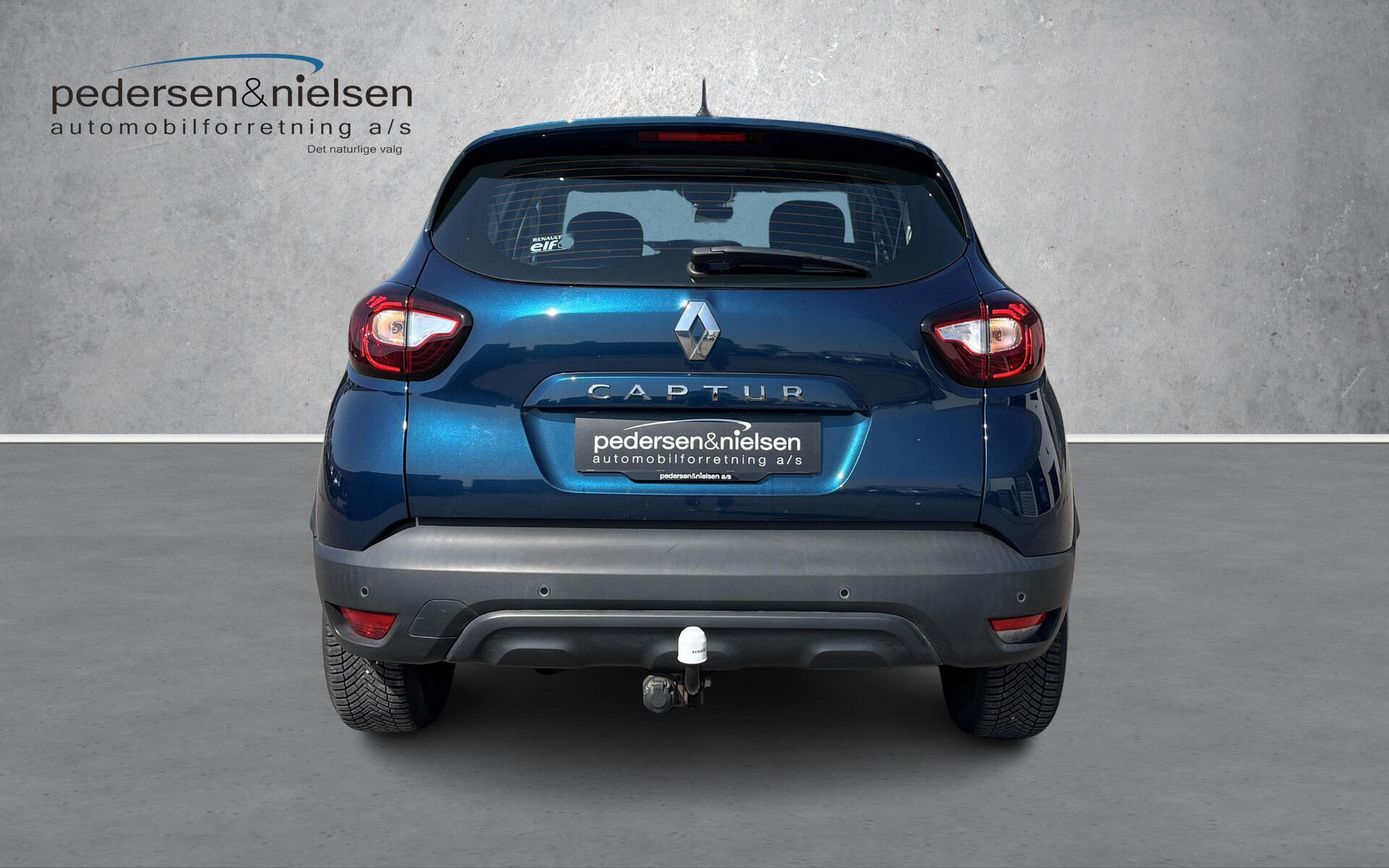 Blå Renault Captur fra 2019