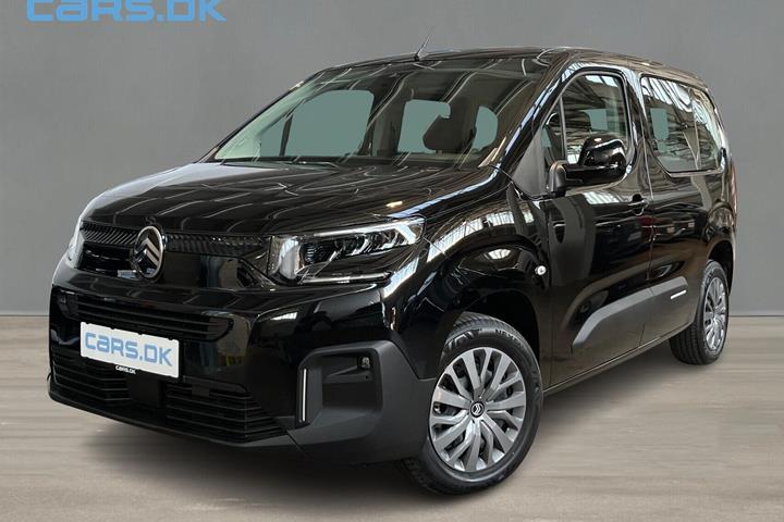 Sort Citroën ë-Berlingo fra 2025 set udefra