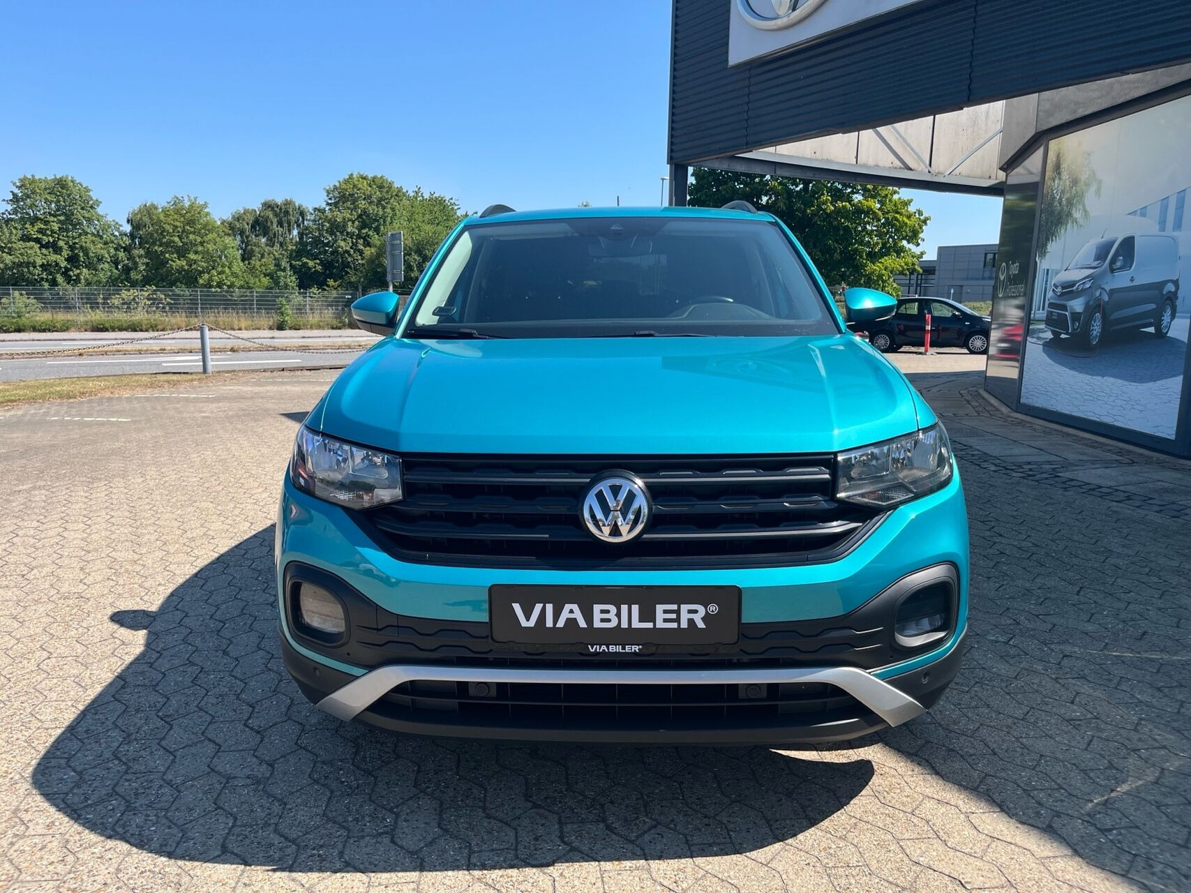 Blå VW T-Cross fra 2019