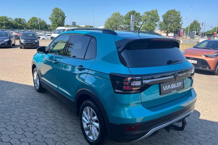 Blå VW T-Cross fra 2019