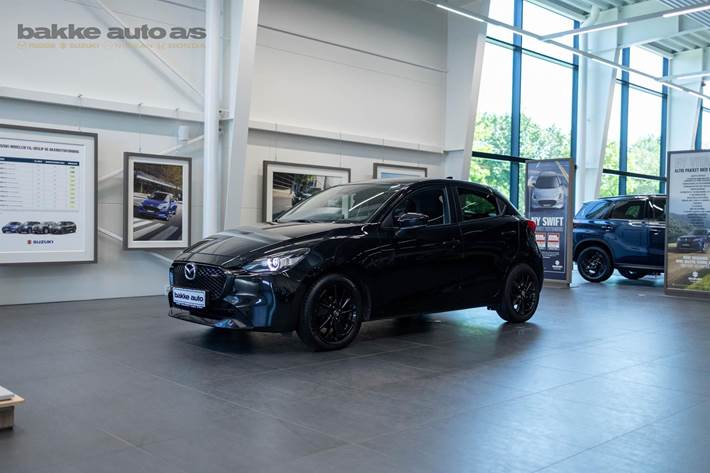 Sort Mazda 2 fra 2023