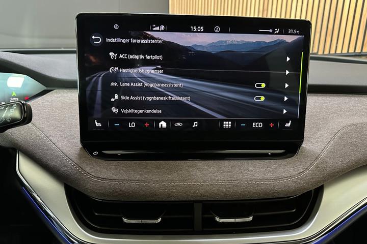 Sølv Skoda Enyaq fra 2021