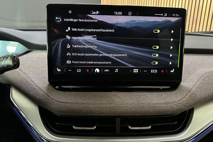 Sølv Skoda Enyaq fra 2021