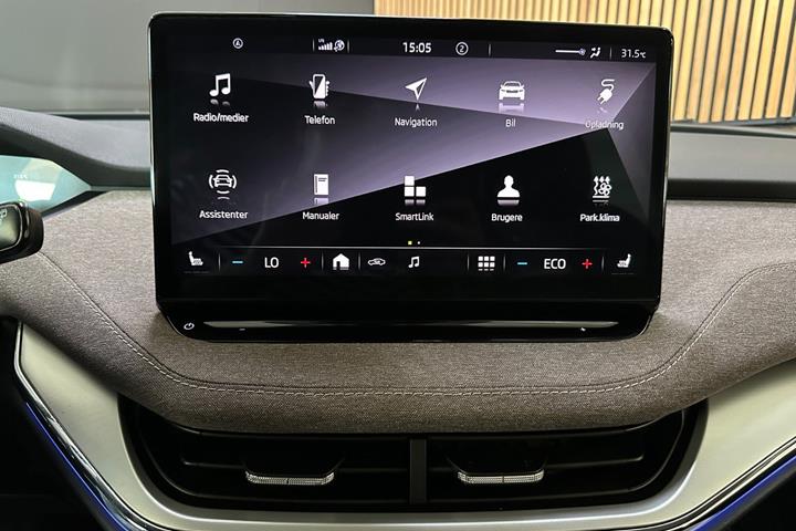 Sølv Skoda Enyaq fra 2021
