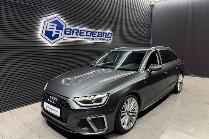 Grå Audi A4 fra 2020