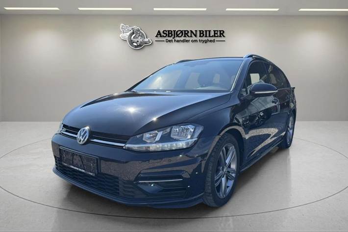 Sort VW Golf VII fra 2020