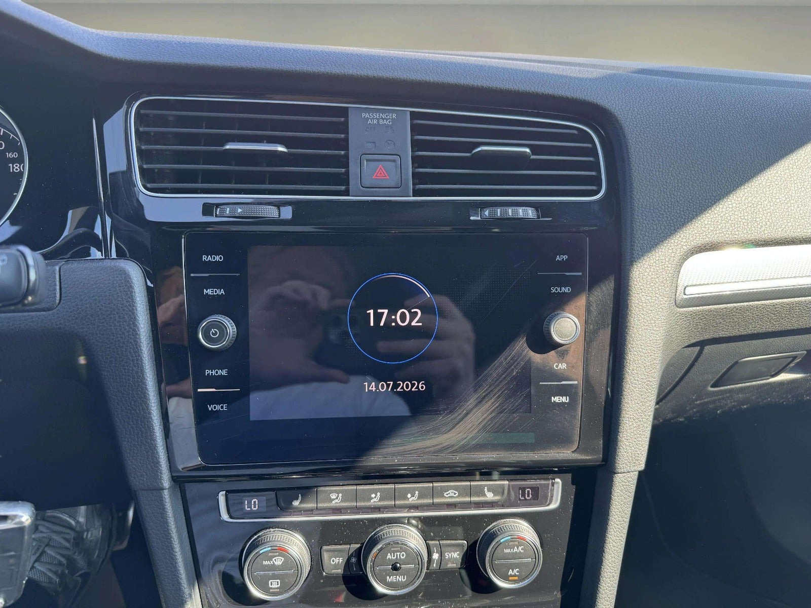 Sort VW Golf VII fra 2020