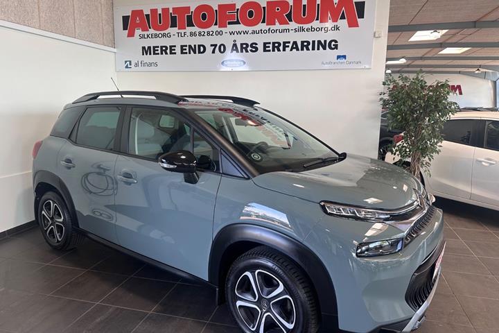 Grå Citroën C3 Aircross fra 2023 set udefra