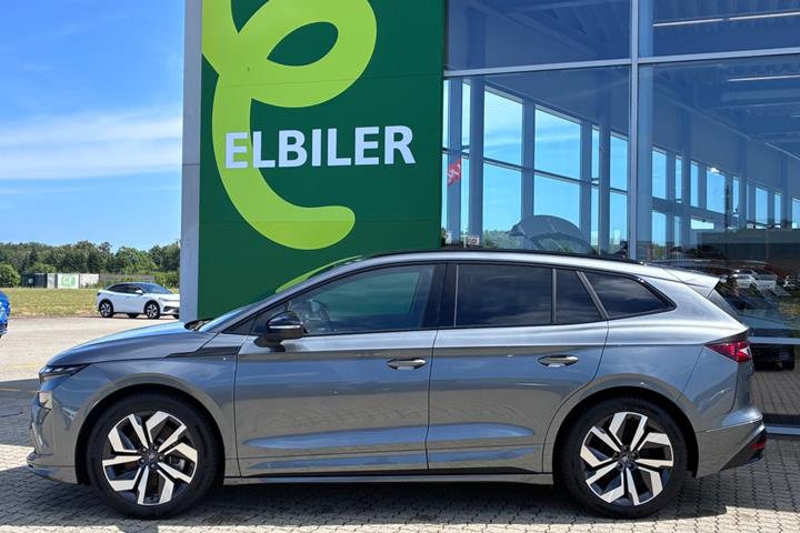 Grå Skoda Enyaq fra 2026