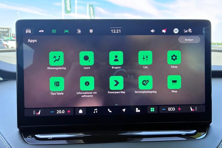 Grå Skoda Enyaq fra 2026