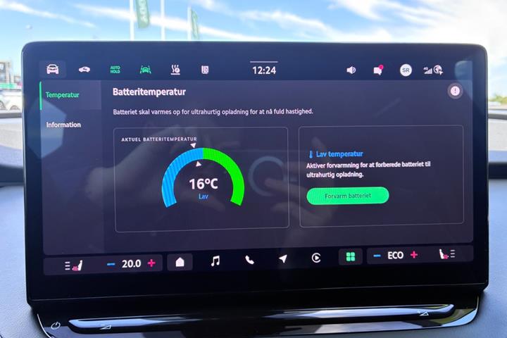 Grå Skoda Enyaq fra 2026