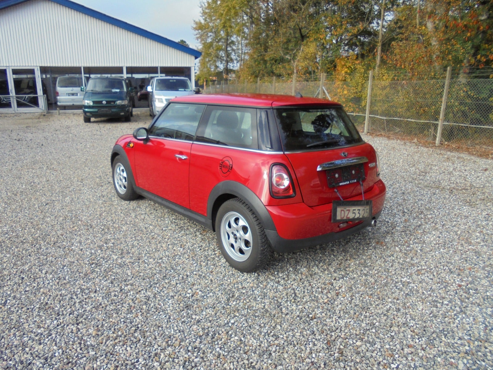 Rød Mini Cooper fra 2012