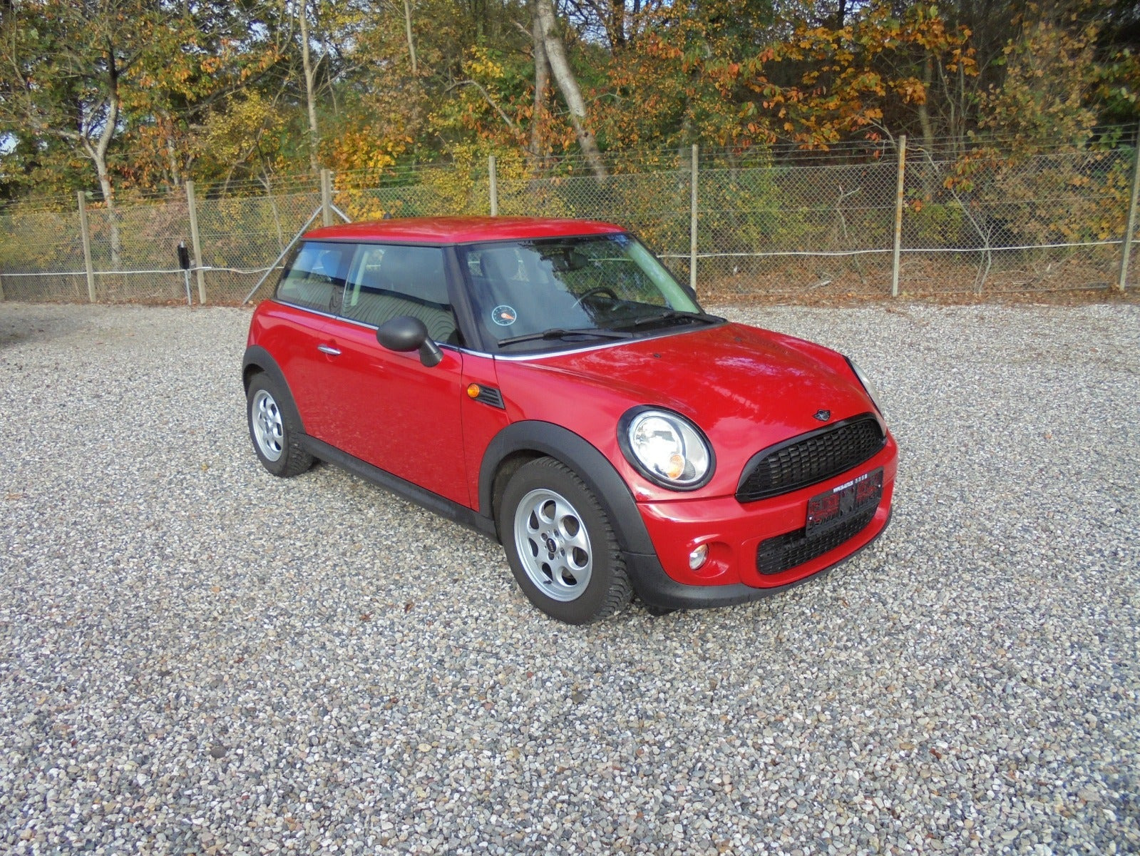 Rød Mini Cooper fra 2012