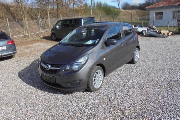 Grå Opel Karl fra 2016