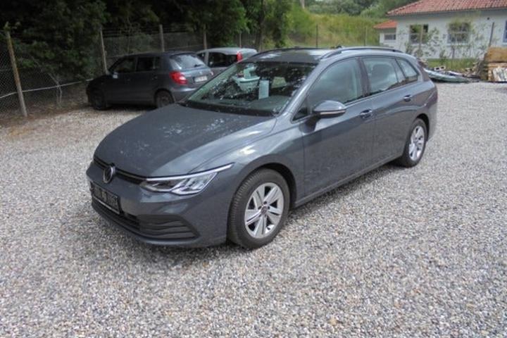 Grå VW Golf VIII fra 2022