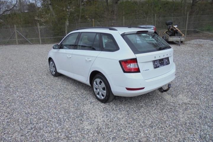 Hvid Skoda Fabia fra 2020