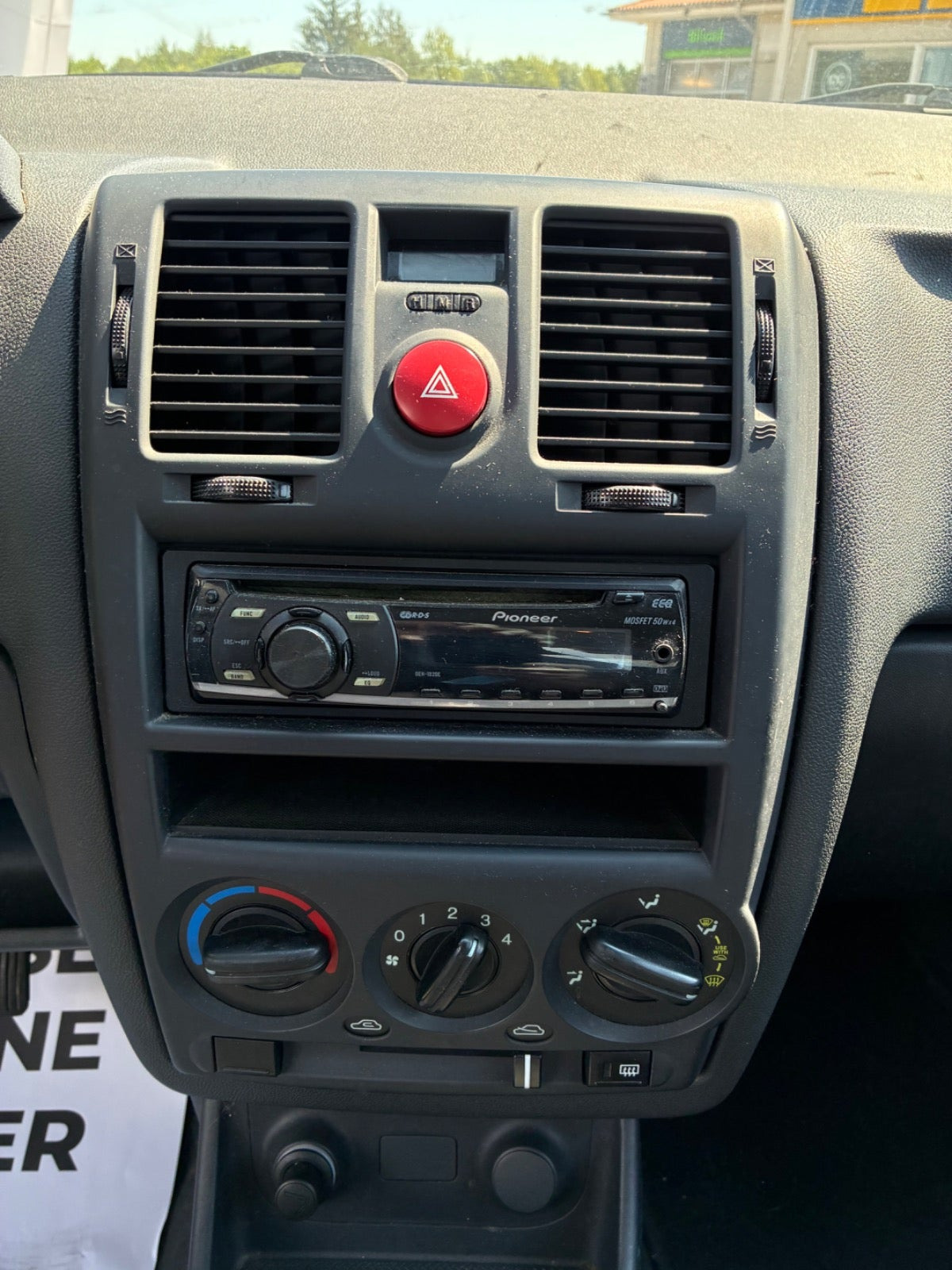 Rød Hyundai Getz fra 2008