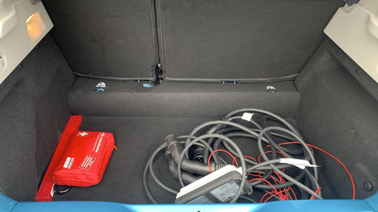 Blå Renault Zoe fra 2022