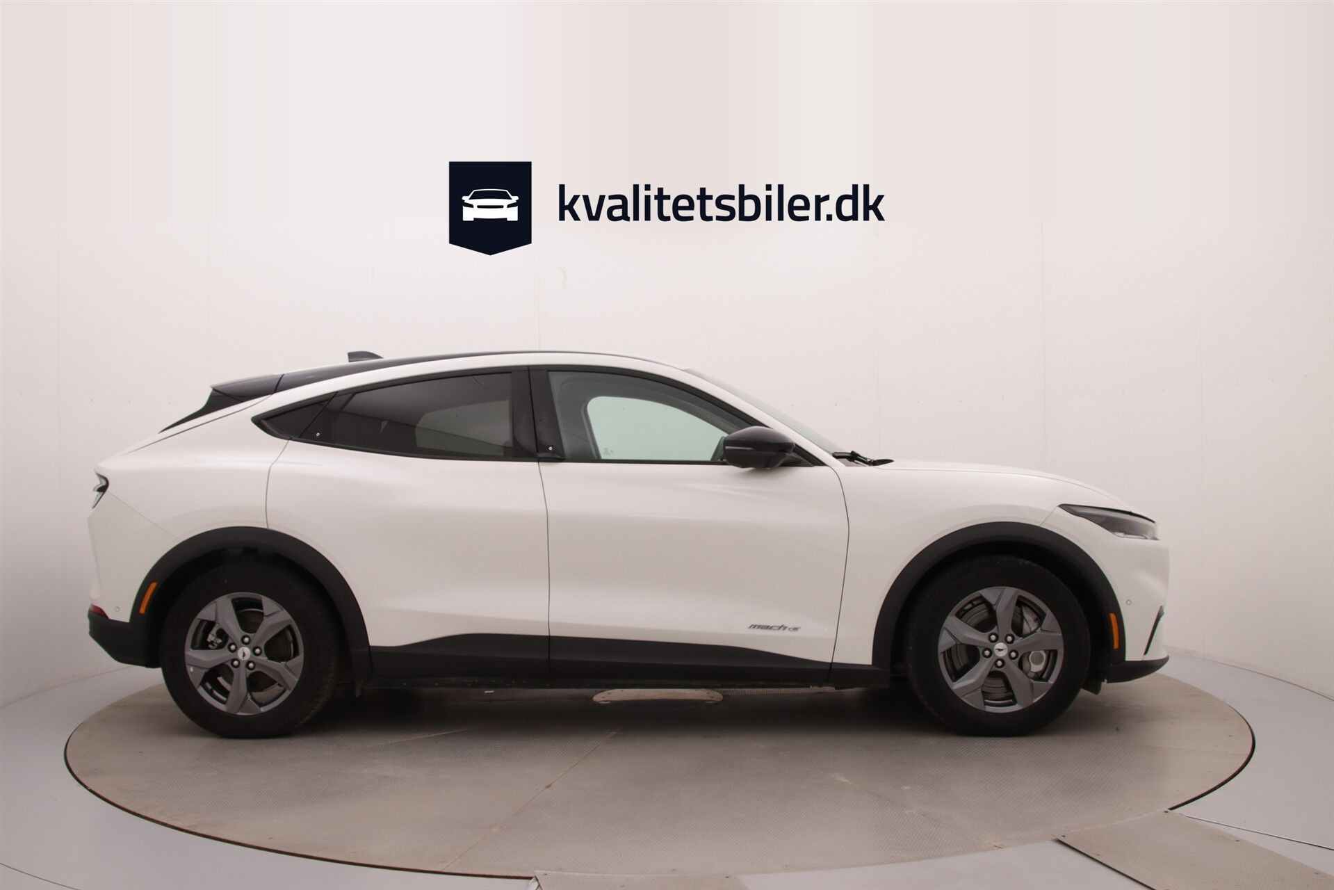 Hvid Ford Mustang Mach-E fra 2024