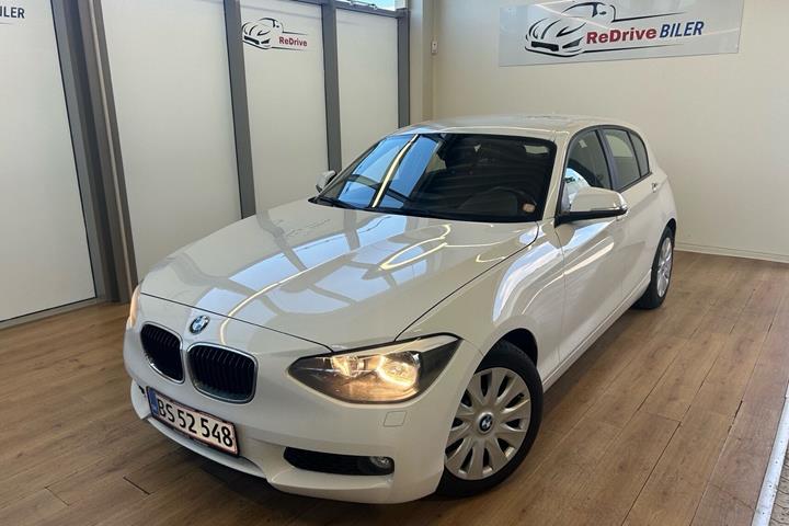 Hvid BMW 116d fra 2014