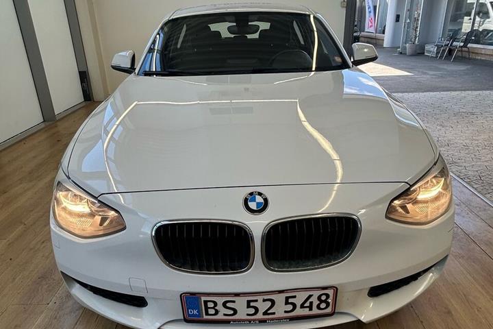 Hvid BMW 116d fra 2014