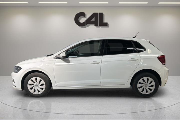 Hvid VW Polo fra 2019