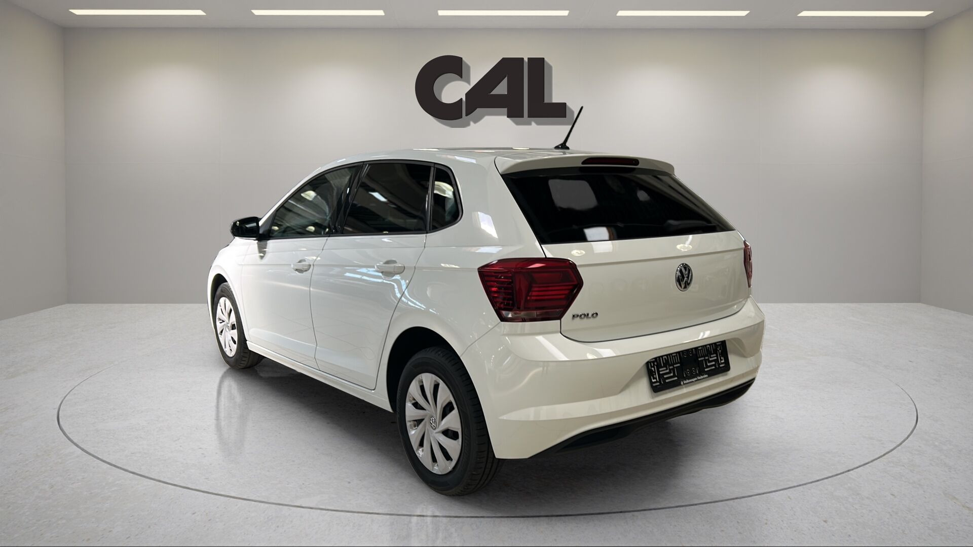 Hvid VW Polo fra 2019