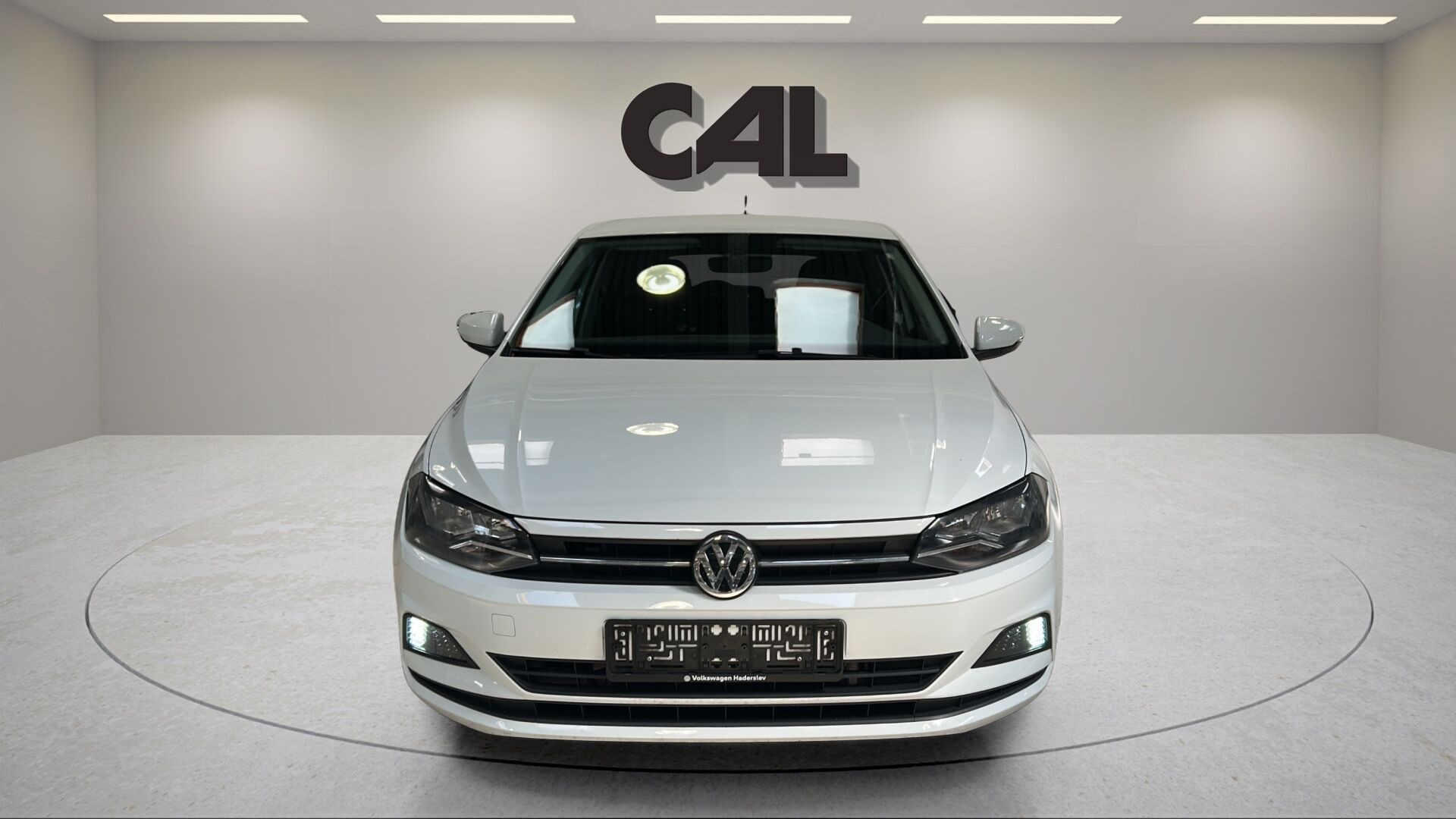 Hvid VW Polo fra 2019