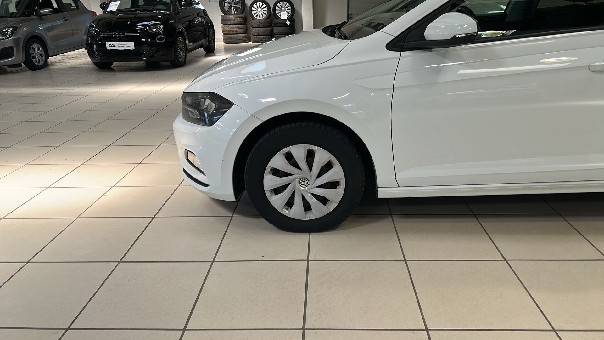 Hvid VW Polo fra 2019