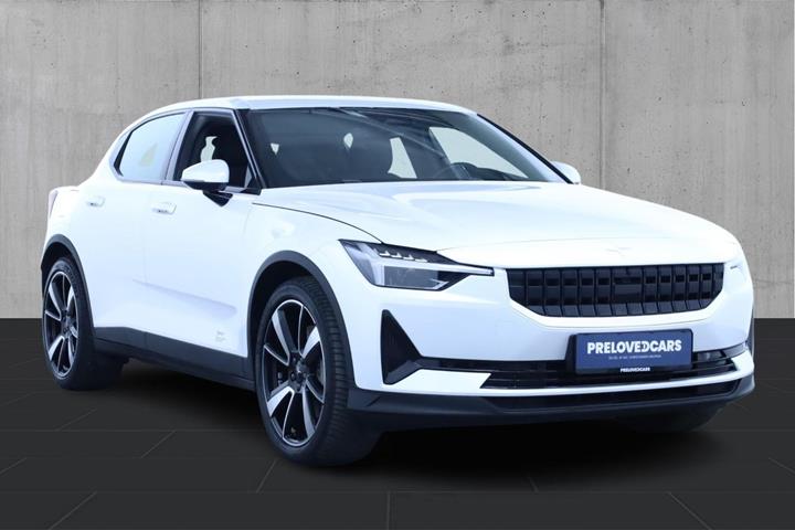 Hvid Polestar 2 fra 2021