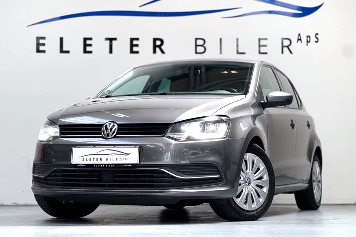 Grå VW Polo fra 2017
