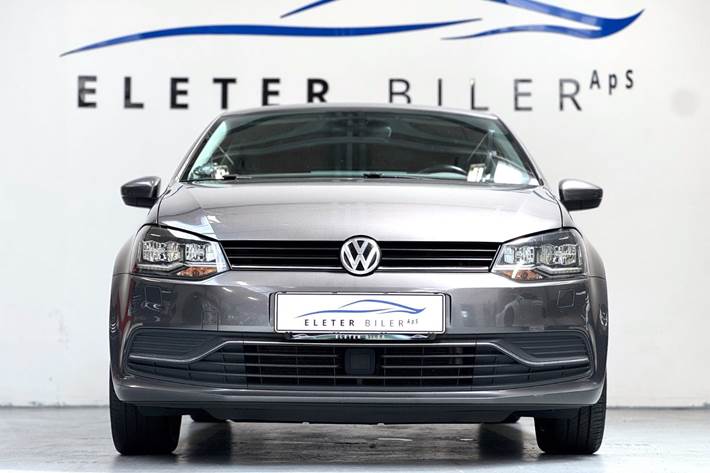 Grå VW Polo fra 2017