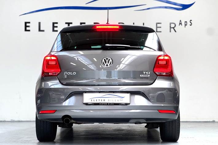 Grå VW Polo fra 2017