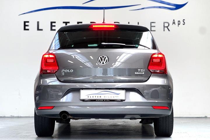 Grå VW Polo fra 2017