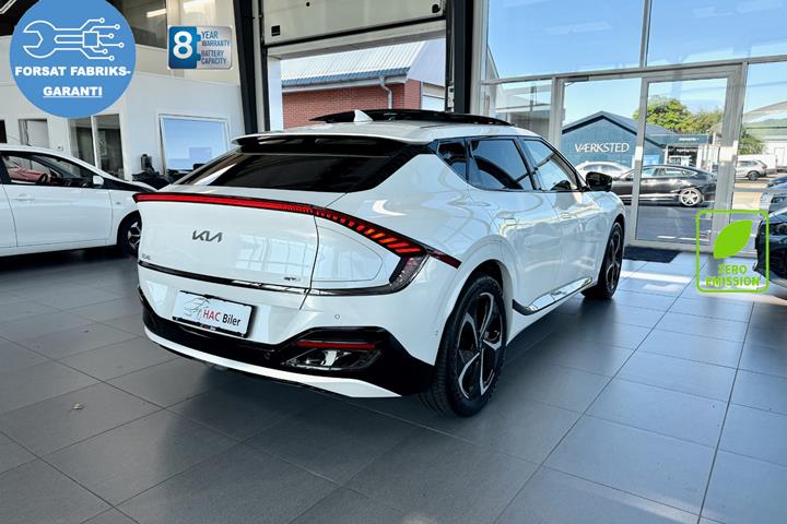 Hvid Kia EV6 fra 2024