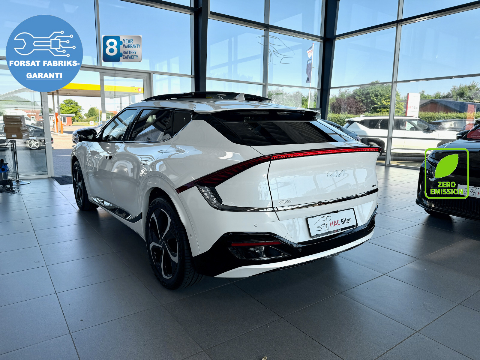 Hvid Kia EV6 fra 2024