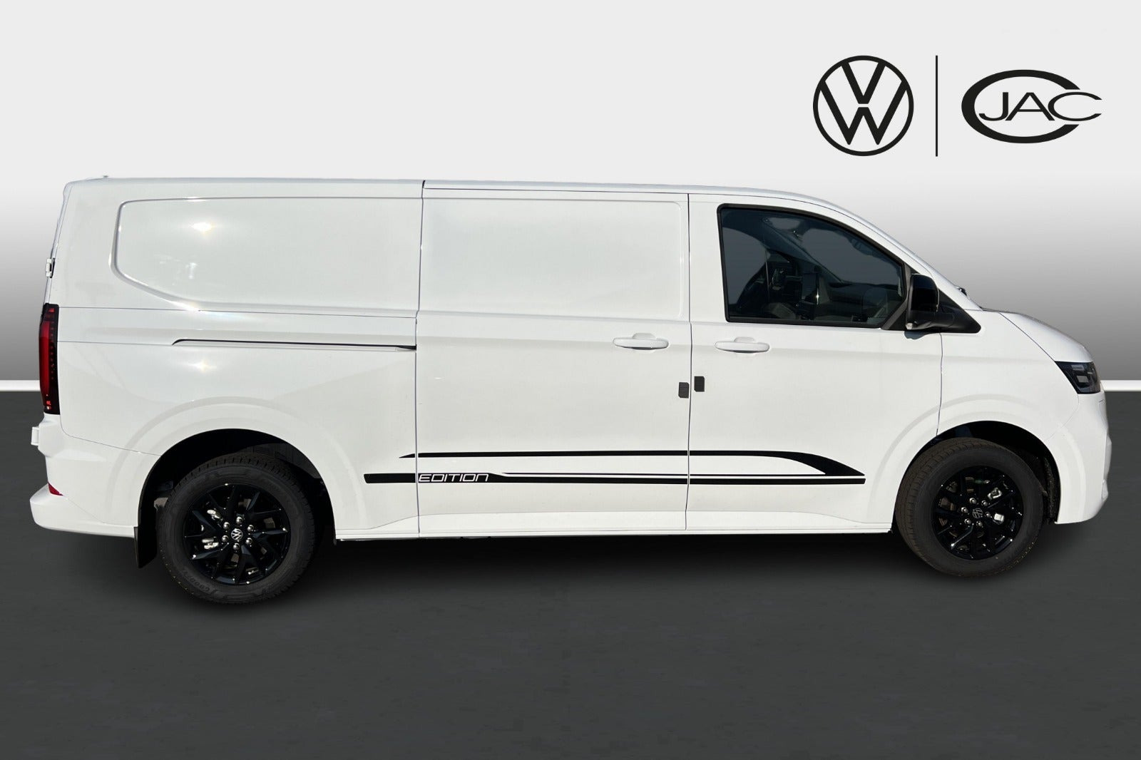 Hvid VW e-Transporter fra 2026