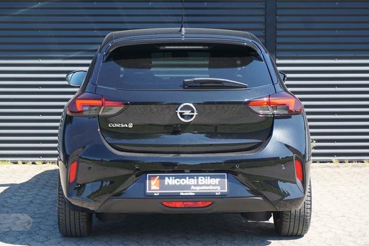 Sort Opel Corsa-e fra 2021