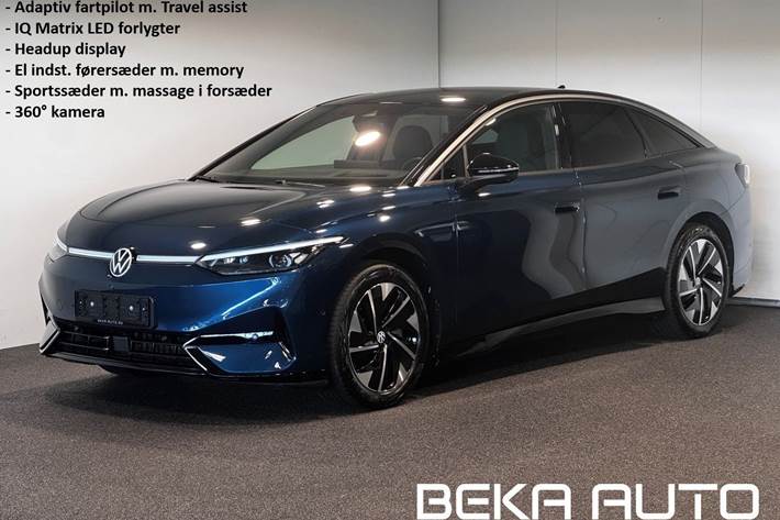 Blå VW ID.7 fra 2024