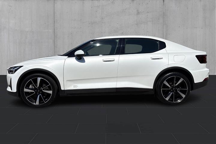 Hvid Polestar 2 fra 2023