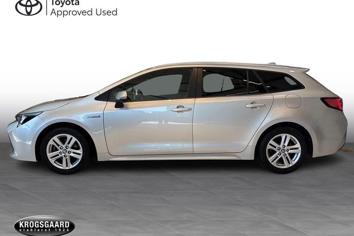 Sølv Toyota Corolla fra 2020