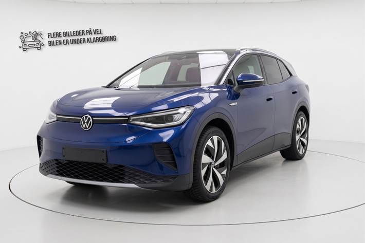 Blå VW ID.4 fra 2021