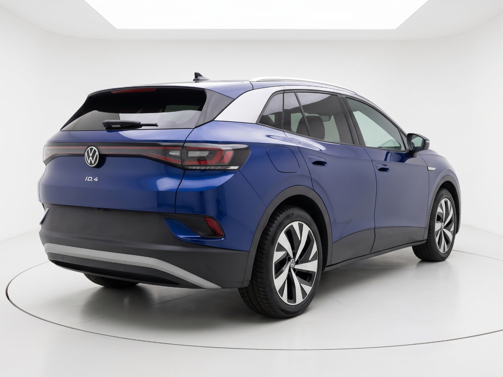 Blå VW ID.4 fra 2021