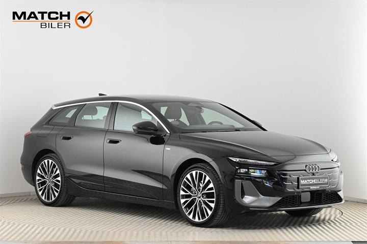 Sort Audi A6 fra 2025 set udefra