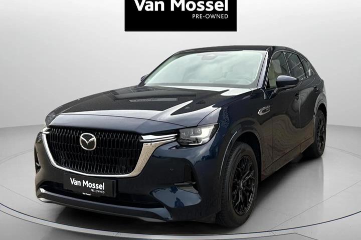 Blå Mazda CX-60 fra 2022 set udefra