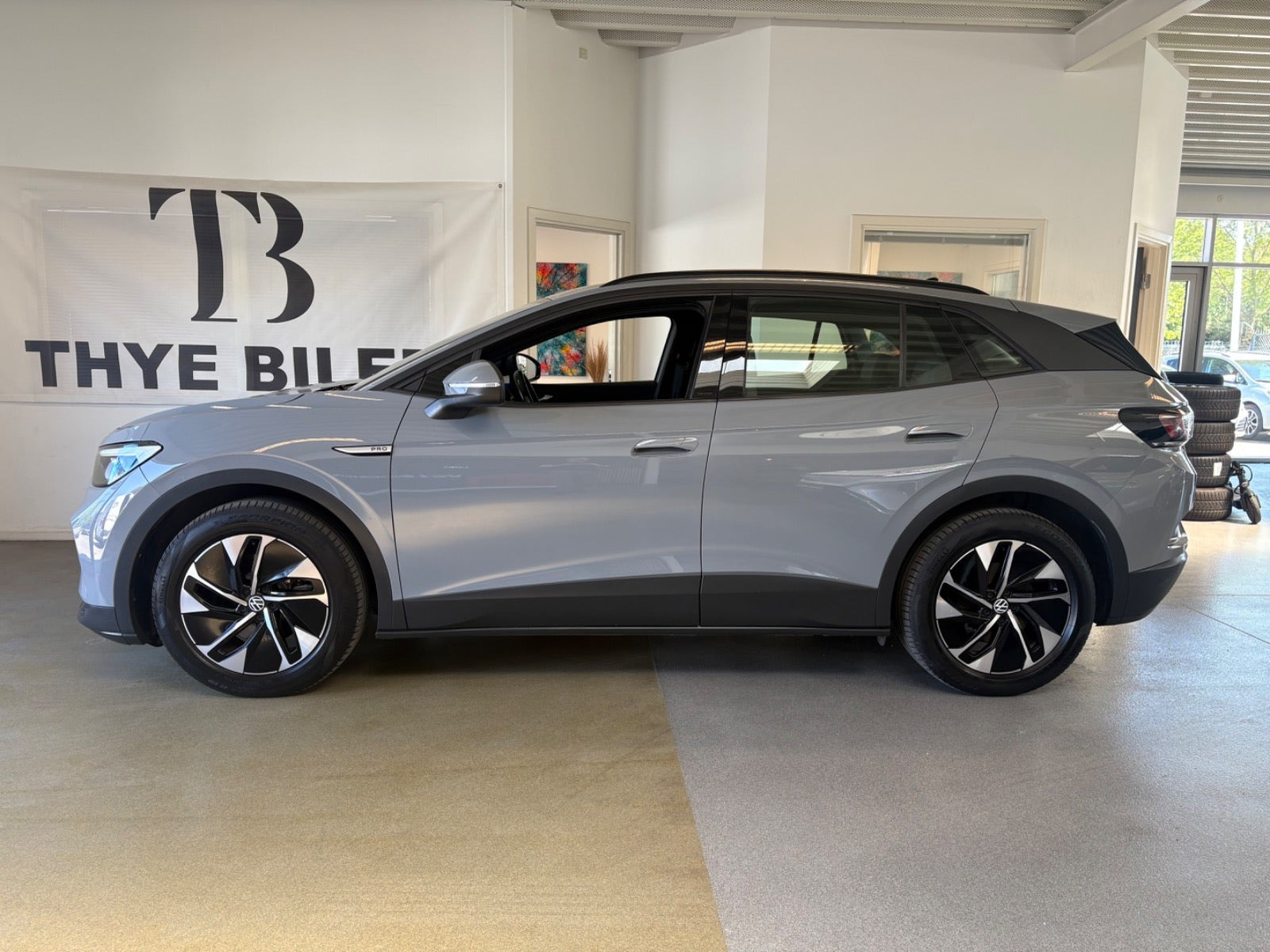 Grå VW ID.4 fra 2022