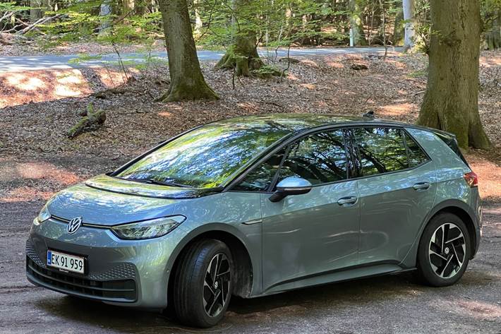 Blå VW ID.3 fra 2022