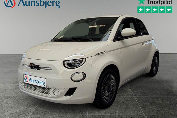 Hvid Fiat 500e fra 2022