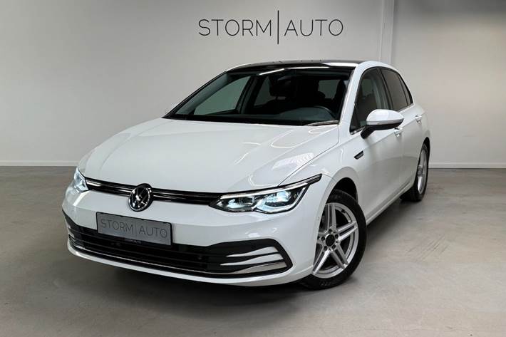 Hvid VW Golf VIII fra 2020